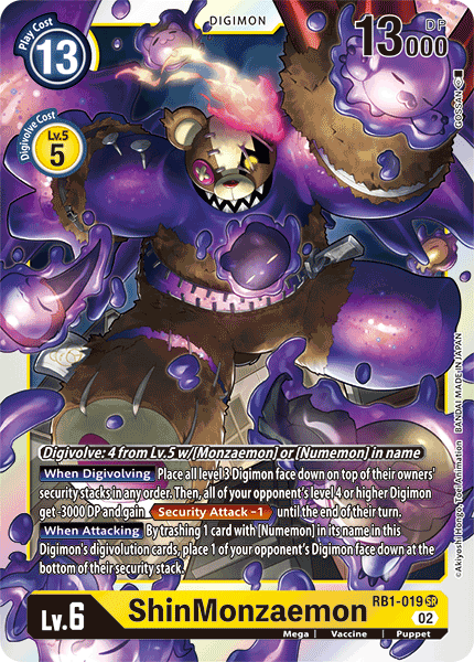 ShinMonzaemon (RB1-019) Super Rare (Resurgence Booster Set)