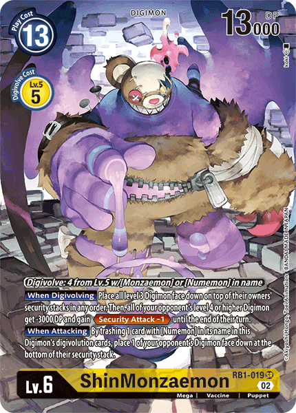 ShinMonzaemon (RB1-019) Alternative Art (Resurgence Booster Set)