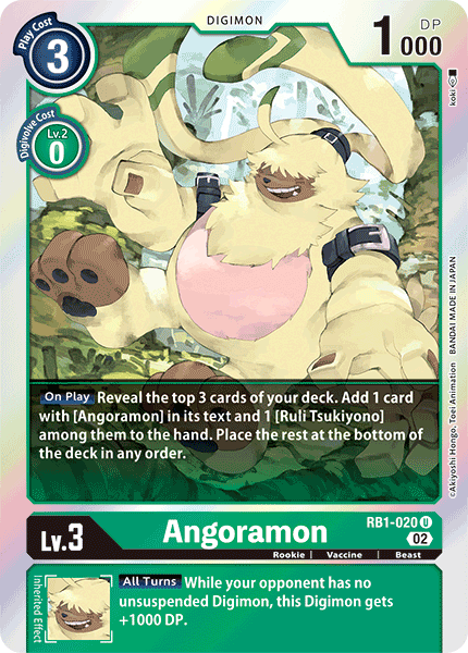 Angoramon (RB1-020) Uncommon (Resurgence Booster Set)