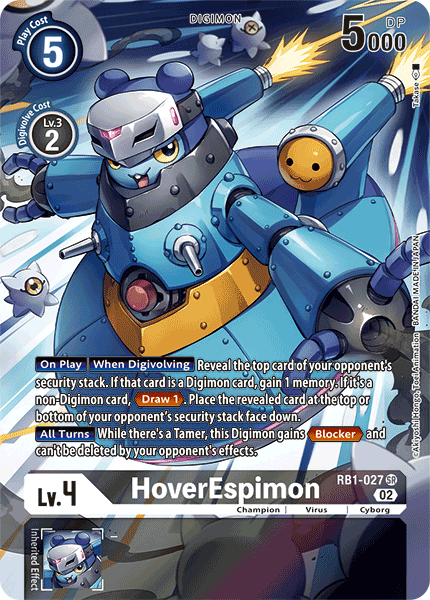 HoverEspimon (RB1-027) Alternative Art (Resurgence Booster Set)