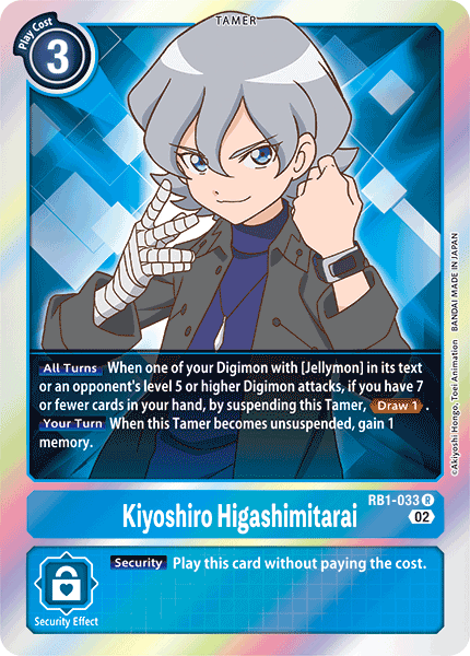 Kiyoshiro Higashimitarai (RB1-033) Rare (Resurgence Booster Set)