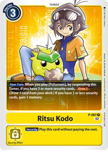 Ritsu Kodo (P-087) Participant PreRelease Exceed Apocalypse