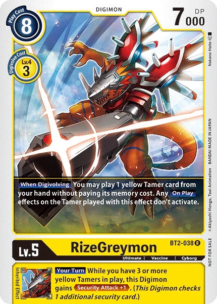RizeGreymon (BT2-038) (Official Tournament Pack Vol.2)