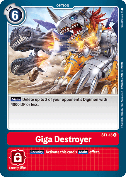 Giga Destroyer (ST1-15) Common