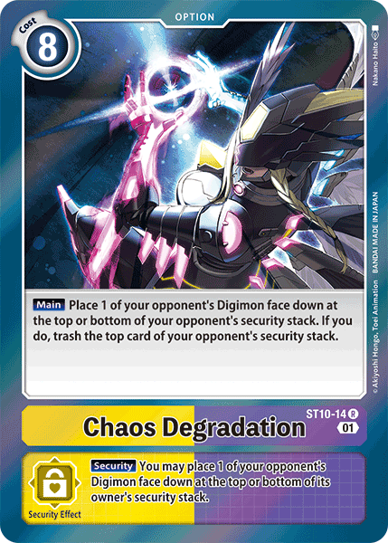 Chaos Degradation (ST10-14) Rare