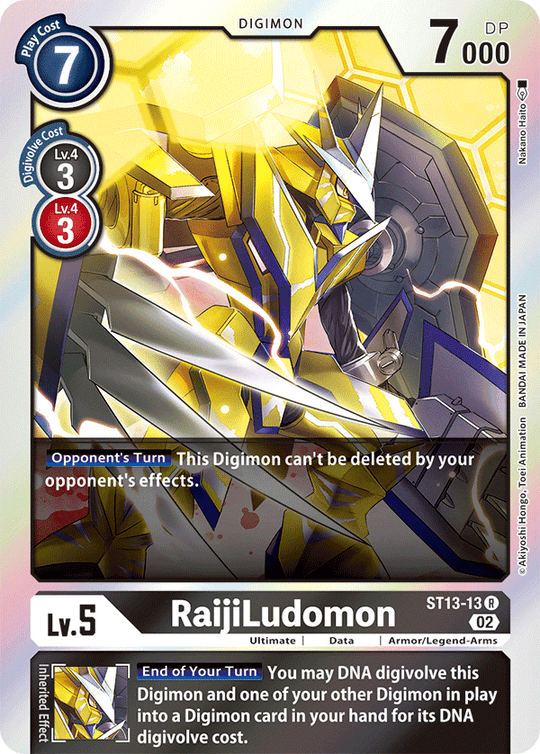 RaijiLudomon (ST13-13) Rare