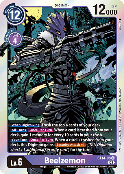 Beelzemon (ST14-08) Super Rare