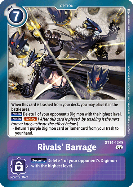 Rivals' Barrage (ST14-12) Rare