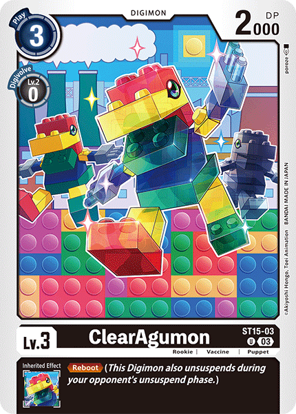ClearAgumon (ST15-03) Uncommon
