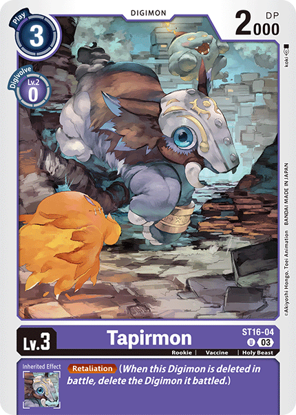 Tapirmon (ST16-04) Uncommon
