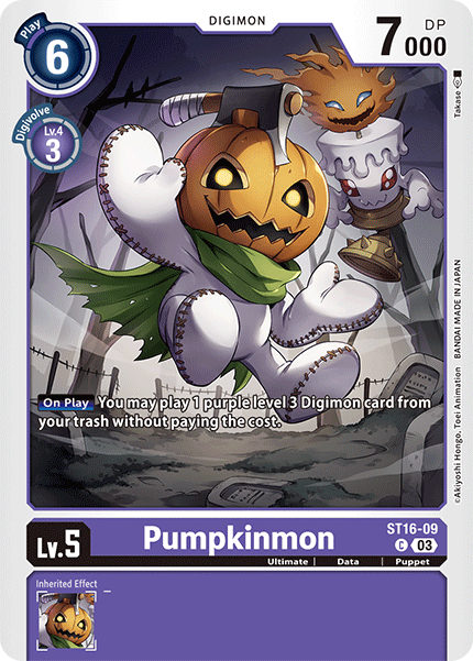 Pumpkinmon (ST16-09) Common