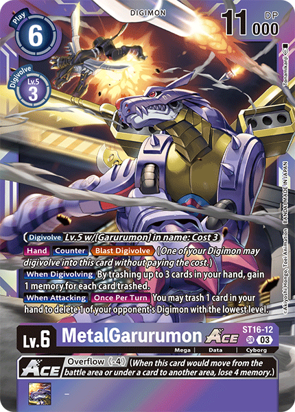 MetalGarurumon ACE (ST16-12) Super Rare