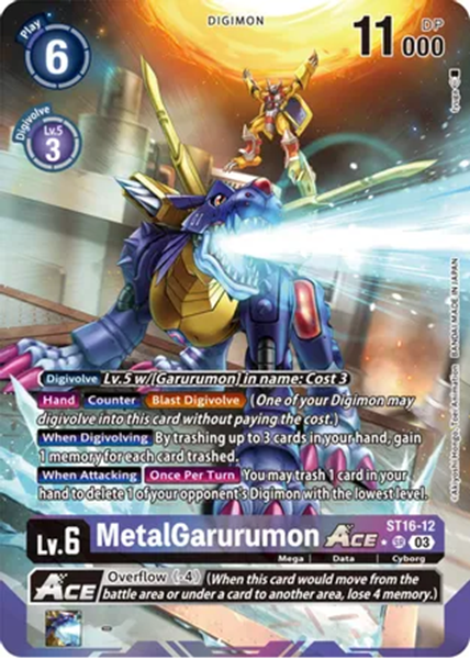 MetalGarurumon ACE (ST16-12) English Exclusive Alternate Art