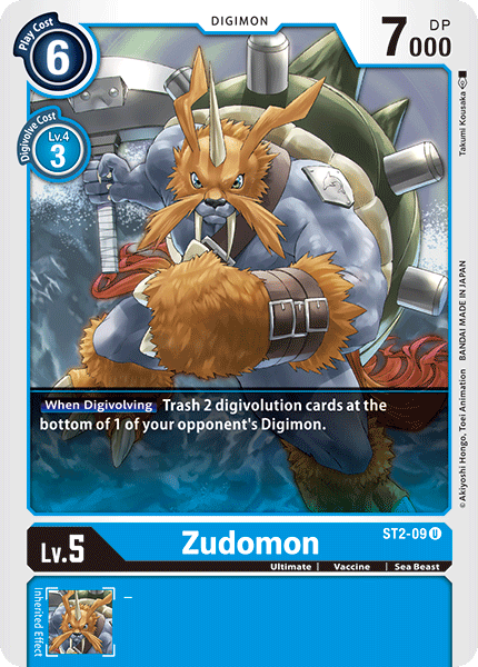 Zudomon (ST2-09) Uncommon