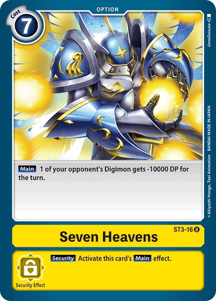 Seven Heavens (ST3-16) Uncommon