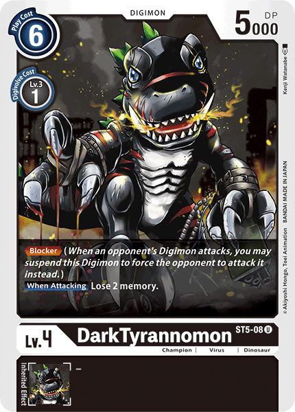 DarkTyrannomon (ST5-08) Uncommon