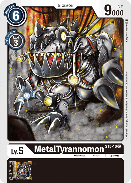 MetalTyrannomon (ST5-10) Uncommon