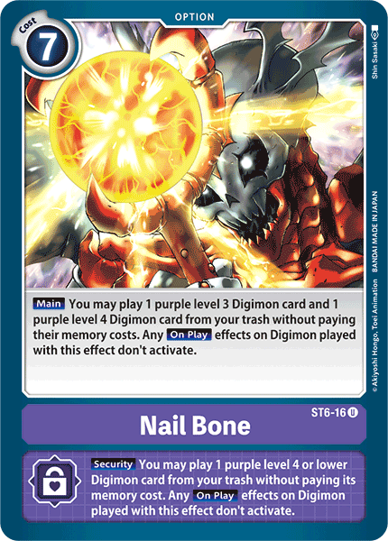 Nail Bone (ST6-16) Uncommon