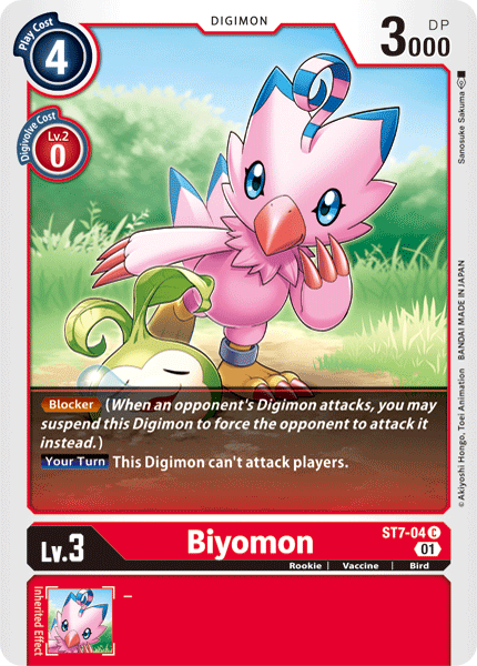 Biyomon (ST7-04) Common