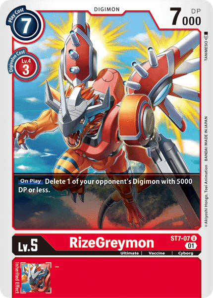 RizeGreymon (ST7-07) Uncommon