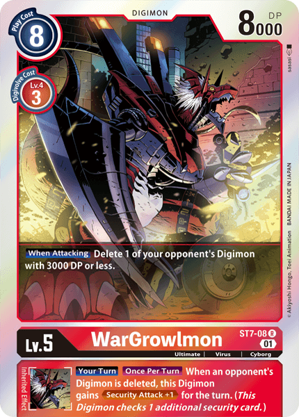 WarGrowlmon (ST7-08) Rare