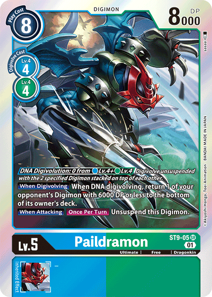 Paildramon (ST9-05) Super Rare