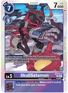 SkullSatamon (BT8-079) Alternative Art DP01