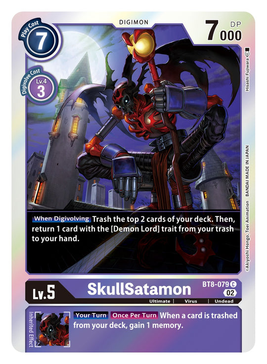 SkullSatamon (BT8-079) Common Foil Reprint