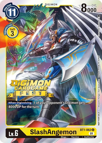 SlashAngemon (BT1-062) Fest Stamped