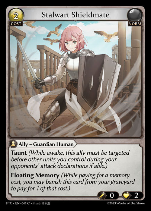 Stalwart Shieldmate (Fractured Crown) EN-047 Common