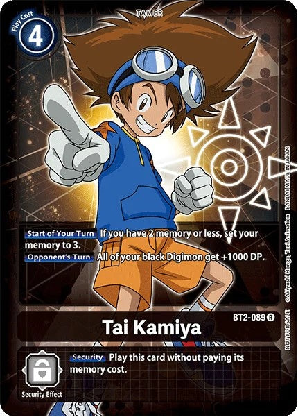 Tai Kamiya (BT2-089) (Official Tournament Pack Vol.3)