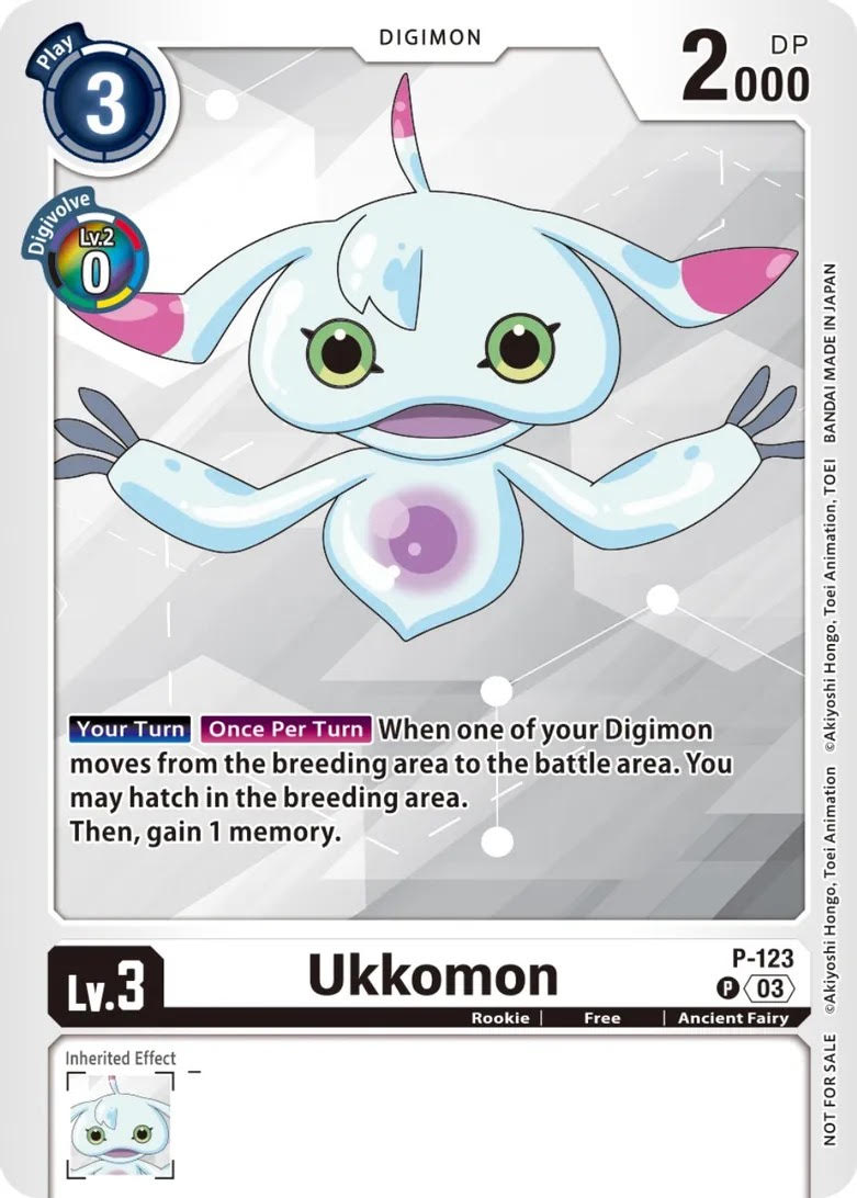 Ukkomon P-123 Promo The Beginning Tutorial Deck