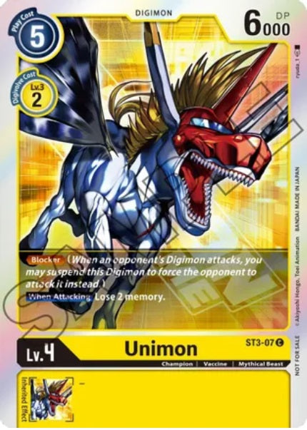 Unimon (ST3-07) (Event Pack 1)