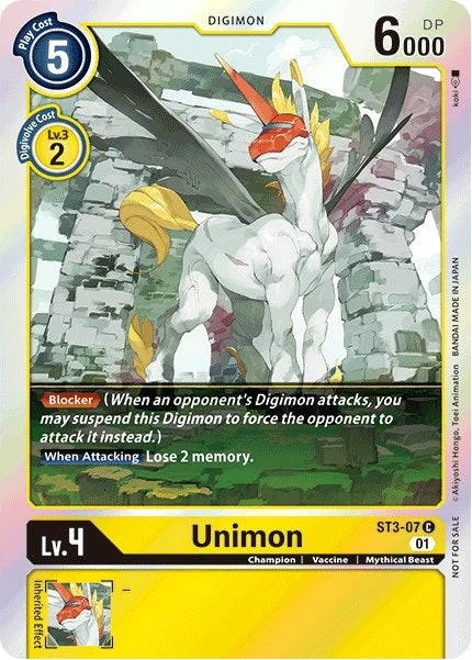 Unimon (ST3-07) (Official Tournament Pack Vol.4)