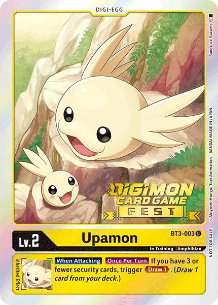 Upamon (BT3-003) Fest Stamped