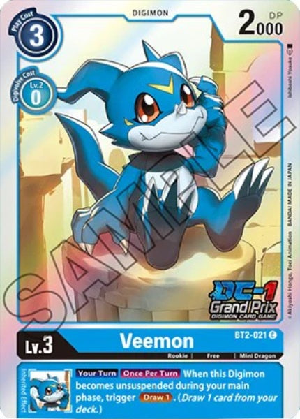 Veemon (BT2-0210) DC-1 GrandPrix