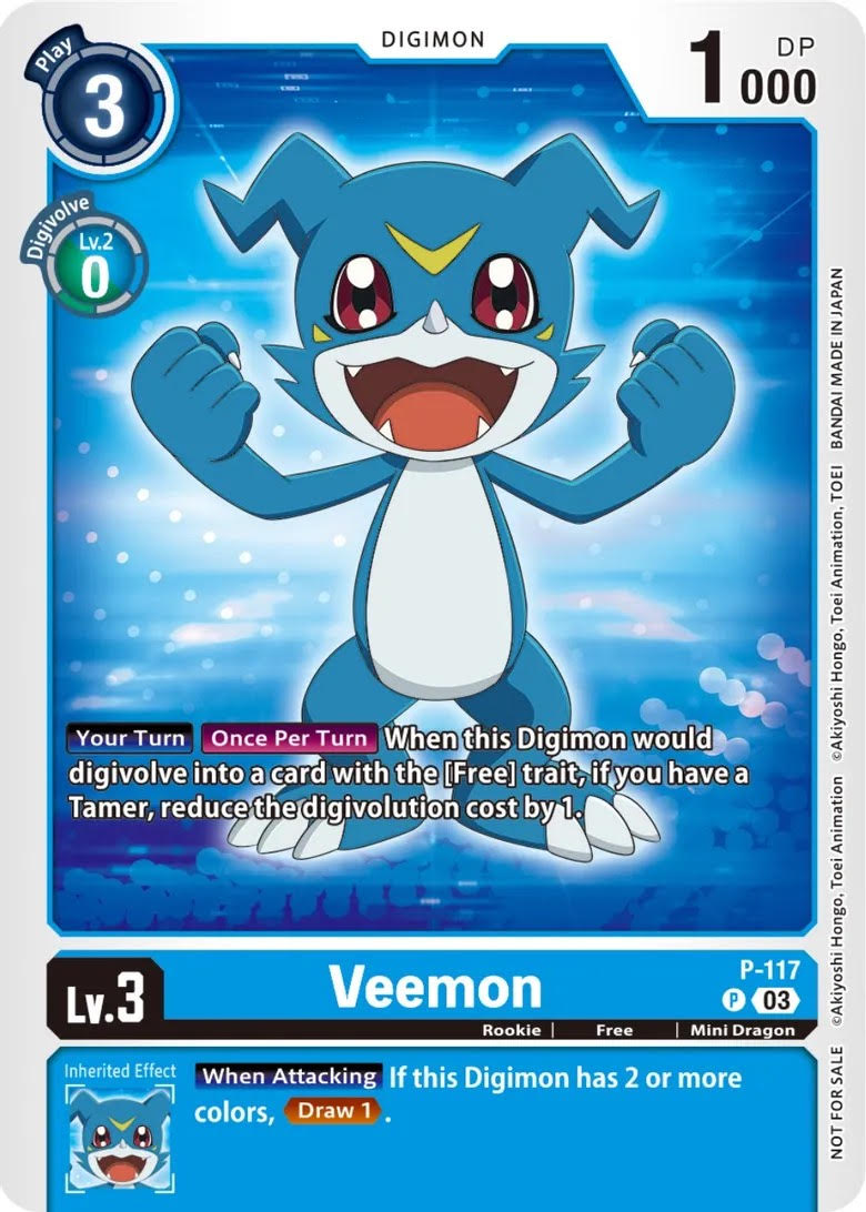 Veemon P-117 Promo The Beginning Tutorial Deck