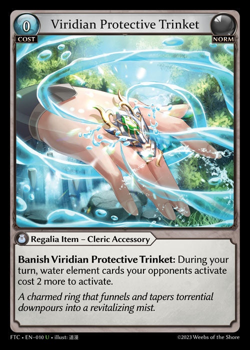 Viridian Protective Trinket (Fractured Crown) EN-010 Uncommon