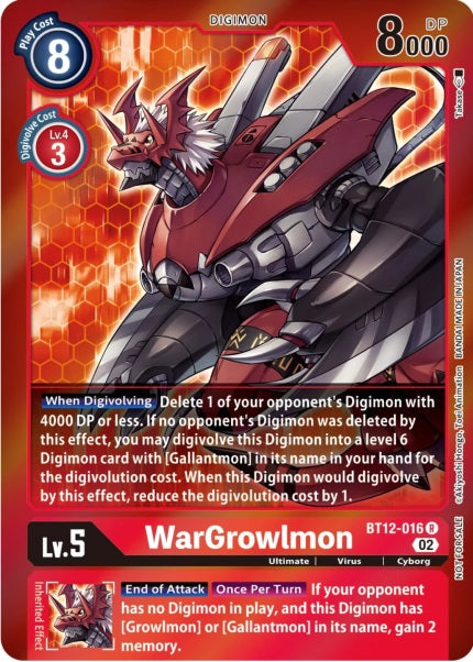 Wargrowlmon (BT12-016) (Tamer party Special)