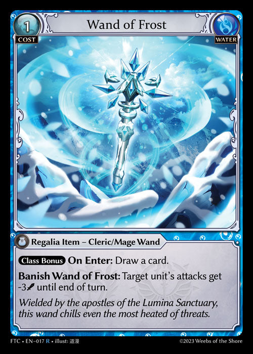 Wand of Frost (Fractured Crown) EN-017 Rare
