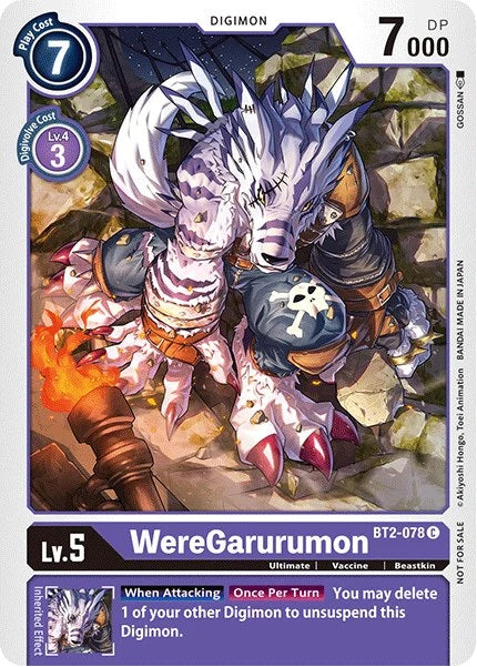 WereGarurumon (BT2-078) (Official Tournament Pack Vol.3)