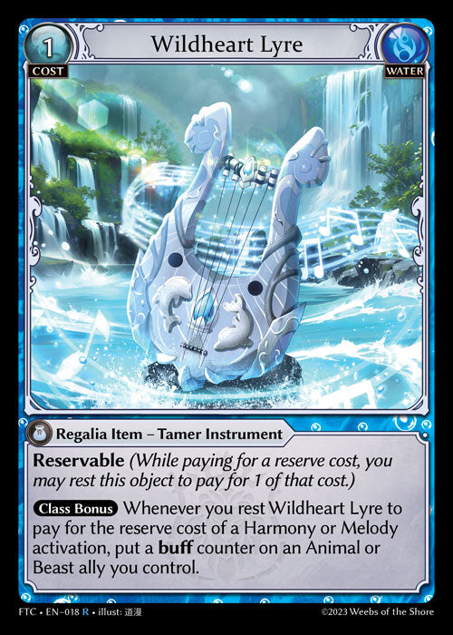 Foil Wildheart Lyre (Fractured Crown) EN-018-Rare