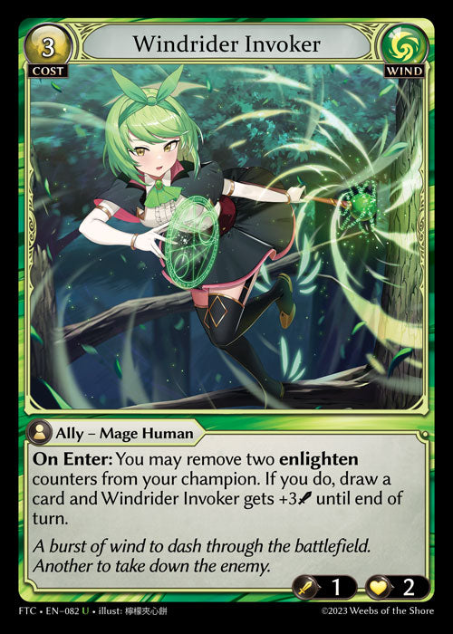 Windrider Invoker (Fractured Crown) EN-082 Uncommon