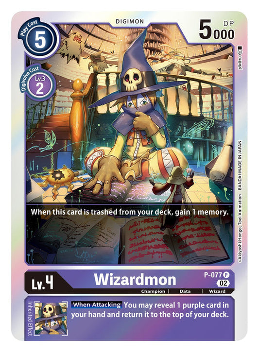 Wizardmon (P-077) Promo Foil Reprint