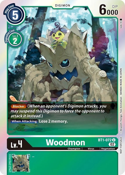 Woodmon (BT1-072) (Official Tournament Pack Vol.6)