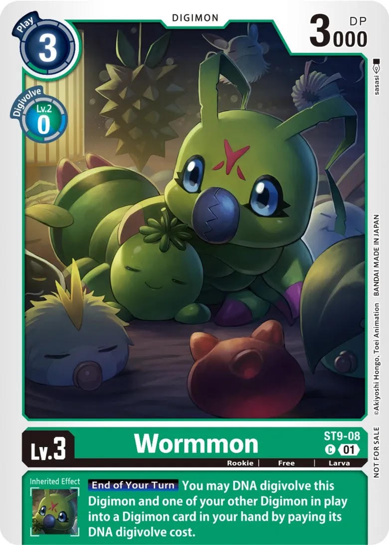 Wormmon (ST9-08) Common The Beginning Tutorial Deck