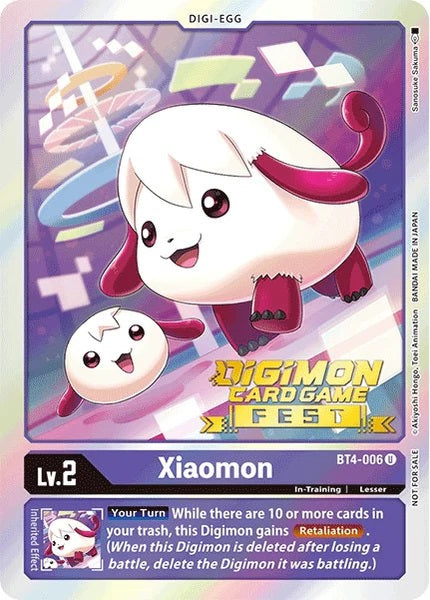 Xiaomon (BT4-006) Fest Stamped