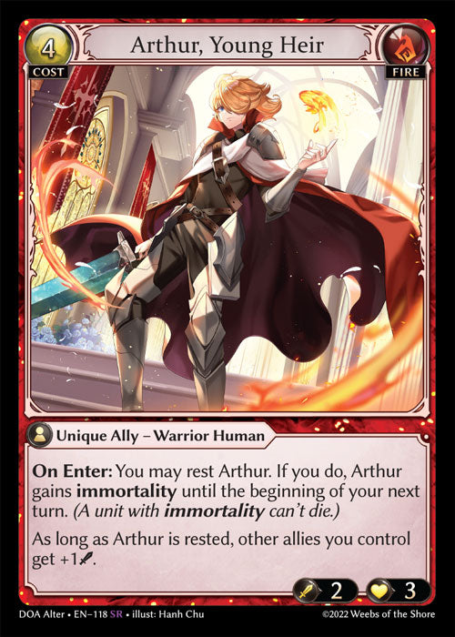 Doa Alter EN-118 Arthur, Young Heir