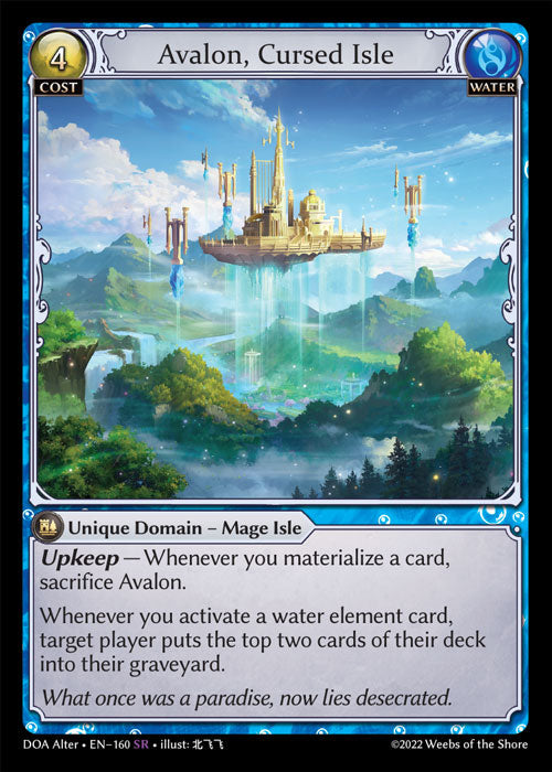 Doa Alter EN-160 Avalon, Cursed Isle