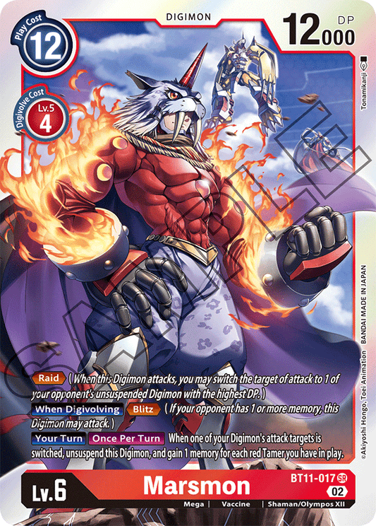 Marsmon (BT11-017) Super Rare